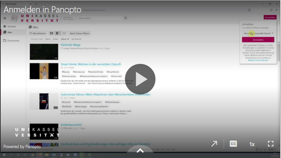 Panopto Screenshot